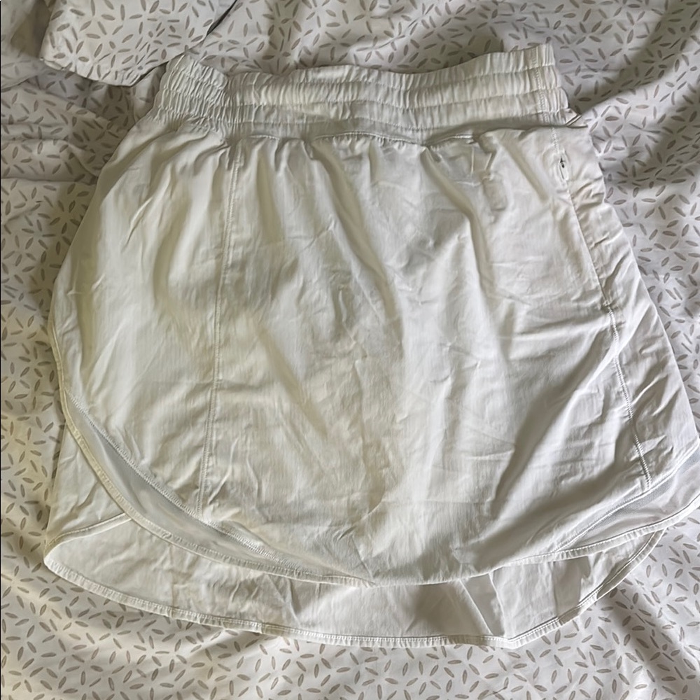 Lululemon White Athletic Skort